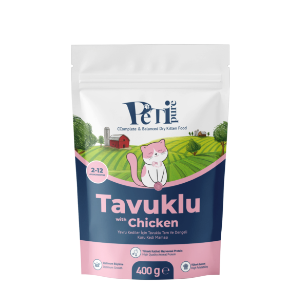Petipure Tavuklu Yavru Kuru Kedi Maması