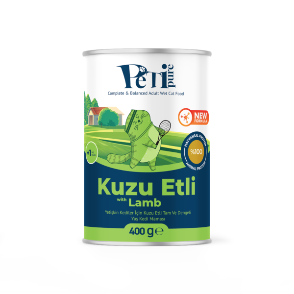 Petipure Jöle İçinde Kuzulu Tam ve Dengeli Yaş Yetişkin Kedi Maması