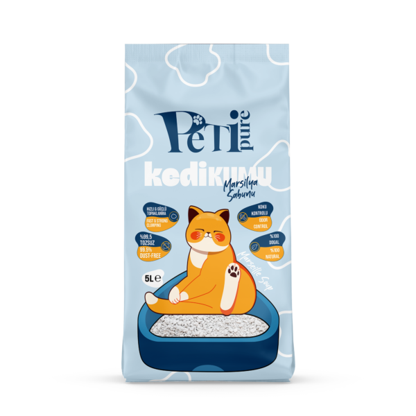 Petipure Marsilya Sabun Kokulu Bentonit Kedi Kumu