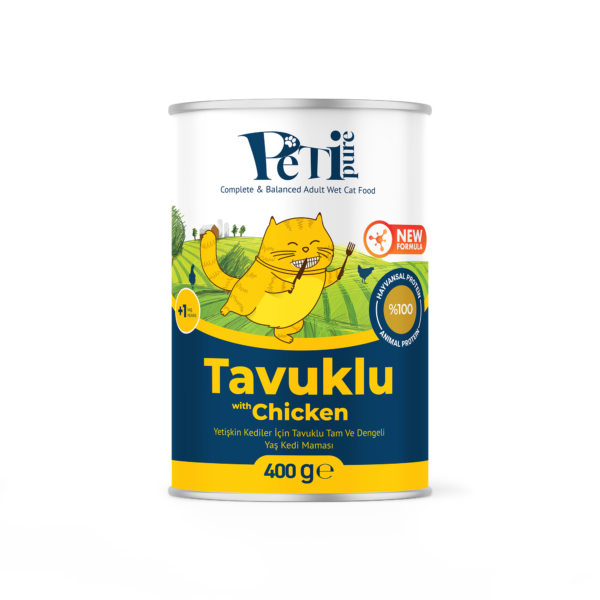 Petipure Jöle İçinde Tavuklu  Tam ve Dengeli Yaş Yetişkin Kedi Maması