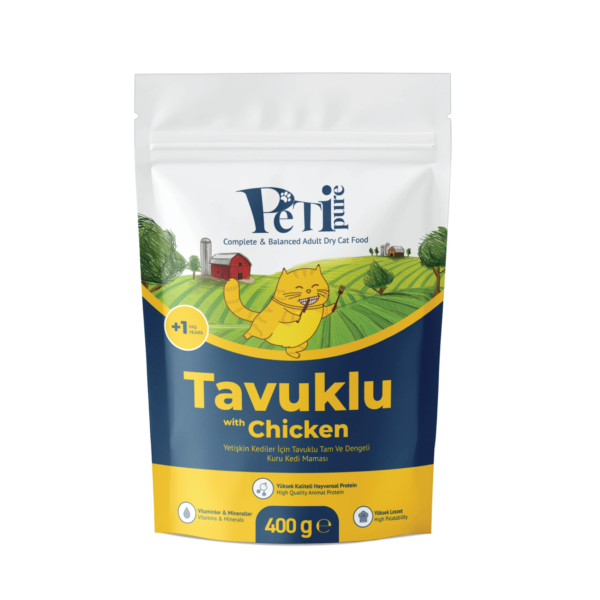 Petipure Tavuklu Yetişkin Kuru Kedi Maması